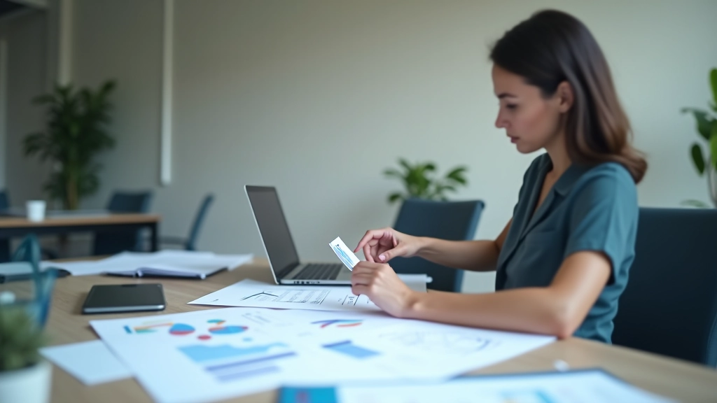 Financial professional analyzing economic data and trends